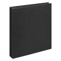 Buchschraubenalbum Kunstleder Schwarz 32 x 30, 30 s.B.