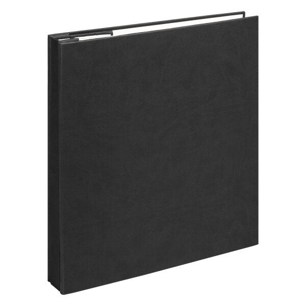 Buchschraubenalbum Kunstleder Schwarz 32 x 30, 20 c.B.