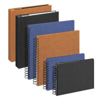 Buchschraubenalbum Kunstleder Dunkelblau 32 x 30, 20 c.B.