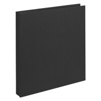 Buchschraubenalbum Buchleinen Schwarz 32 x 30, 30 s.B.