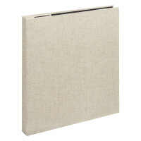 Buchschraubenalbum Buchleinen Grau mel. 32 x 30, 30 s.B.