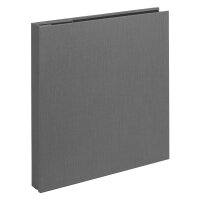 Buchschraubenalbum Buchleinen Antrazith 32 x 30, 30 s.B.