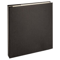 Buchschraubenalbum Buchleinen Schwarz 32 x 30, 20 c.B.