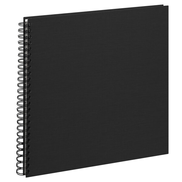 Spiralalbum Buchleinen Schwarz 33 x 35, 25 c.B.