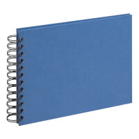 Spiralalbum Strukturpapier Blau 17 x 23, 25 s.B.