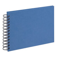 Spiralalbum Strukturpapier Blau 17 x 23, 25 c.B.