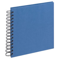 Spiralalbum Strukturpapier Blau 19 x 19, 25 s.B.
