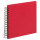 Spiralalbum Strukturpapier Rot 19 x 19, 25 s.B.