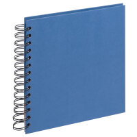 Spiralalbum Strukturpapier Blau 19 x 19, 20 c.B.