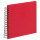 Spiralalbum Strukturpapier Rot 19 x 19, 20 c.B.