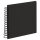 Spiralalbum Strukturpapier Schwarz 19 x 19, 25 c.B.