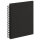 Spiralalbum Strukturpapier Schwarz 25 x 19, 25 s.B.