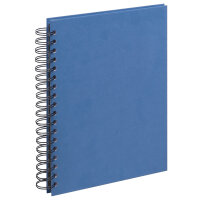 Spiralalbum Strukturpapier Blau 25 x 19, 25 s.B.