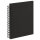 Spiralalbum Strukturpapier Schwarz 25 x 19, 20 c.B.