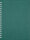 Spiralalbum Strukturpapier Petrol 25 x 19, 20 c.B.