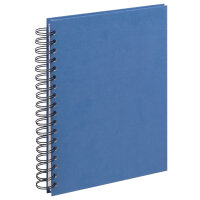 Spiralalbum Strukturpapier Blau 25 x 19, 20 c.B.