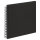 Spiralalbum Strukturpapier Schwarz 26 x 26, 20 c.B.