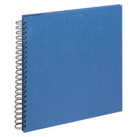 Spiralalbum Strukturpapier Blau 30 x 30, 25 s.B.