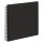 Spiralalbum Strukturpapier Schwarz 30 x 30, 20 c.B.
