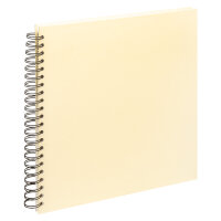 Spiralalbum Strukturpapier Creme 30 x 30, 25 c.B.