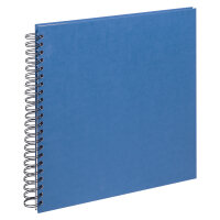 Spiralalbum Strukturpapier Blau 30 x 30, 25 c.B.