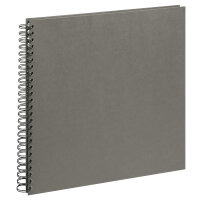 Spiralalbum Strukturpapier Grau 33 x 35, 25 s.B.