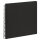 Spiralalbum Strukturpapier Schwarz 33 x 35, 20 c.B.