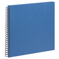 Spiralalbum Strukturpapier Blau 33 x 35, 20 c.B.