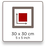 Stockholm 3D Holzr. 40x40 SCHWARZ