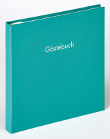 Gästebuch Fun, petrolgrün, 26x25 cm