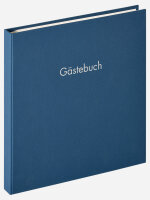 Gästebuch Fun, blau, 26x25 cm