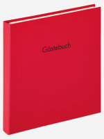 Gästebuch Fun, rot, 26x25 cm