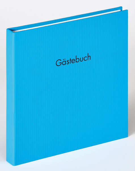 Gästebuch Fun, oceanblau, 26x25 cm