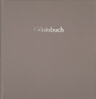 Gästebuch Fun, grau, 26x25 cm