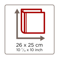 Gästebuch Fun, grau, 26x25 cm