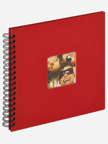 Spiralalbum Fun rot, 26X25 cm