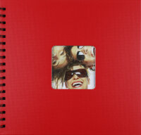 Spiralalbum Fun rot, 26X25 cm