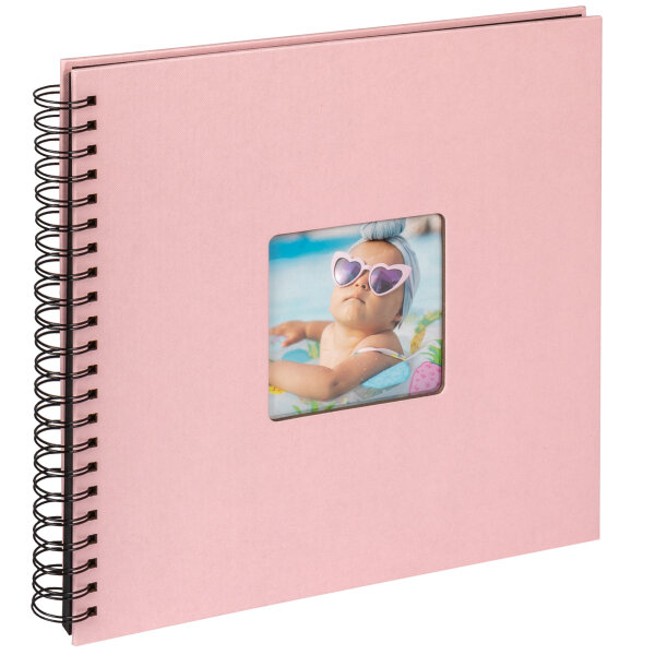 Spiralalbum Fun Baby Selection, rosa, 30X30 cm