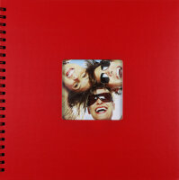 Spiralalbum Fun rot, 30X30 cm