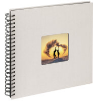 Spiralalbum Fun Wedding Selection, chamois weiss, 30X30 cm