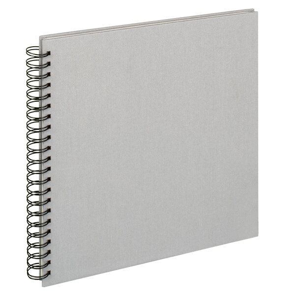 Spiralalbum Cloth grau, 30X30 cm