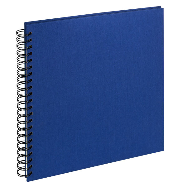 Spiralalbum Cloth blau, 30X30 cm